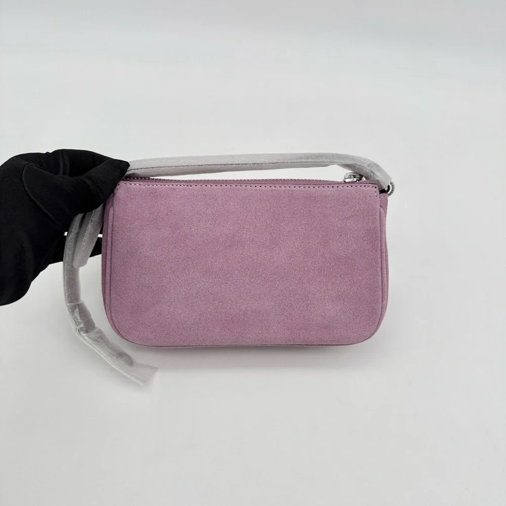 Coach Suede Nolita 19 Silver Light Violet - Picture 4 of 12